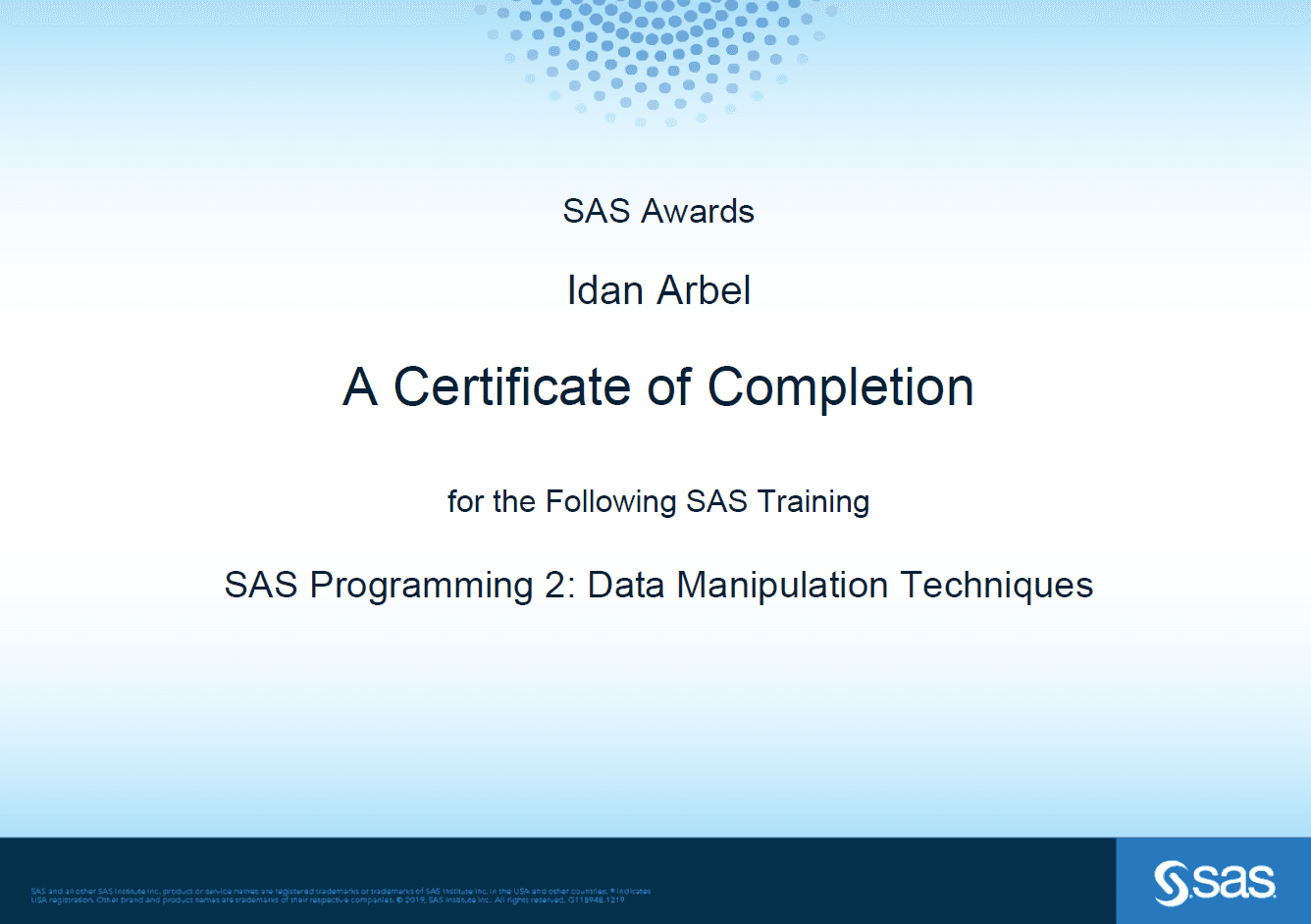 SAS Programming 2 – Data Manipulation