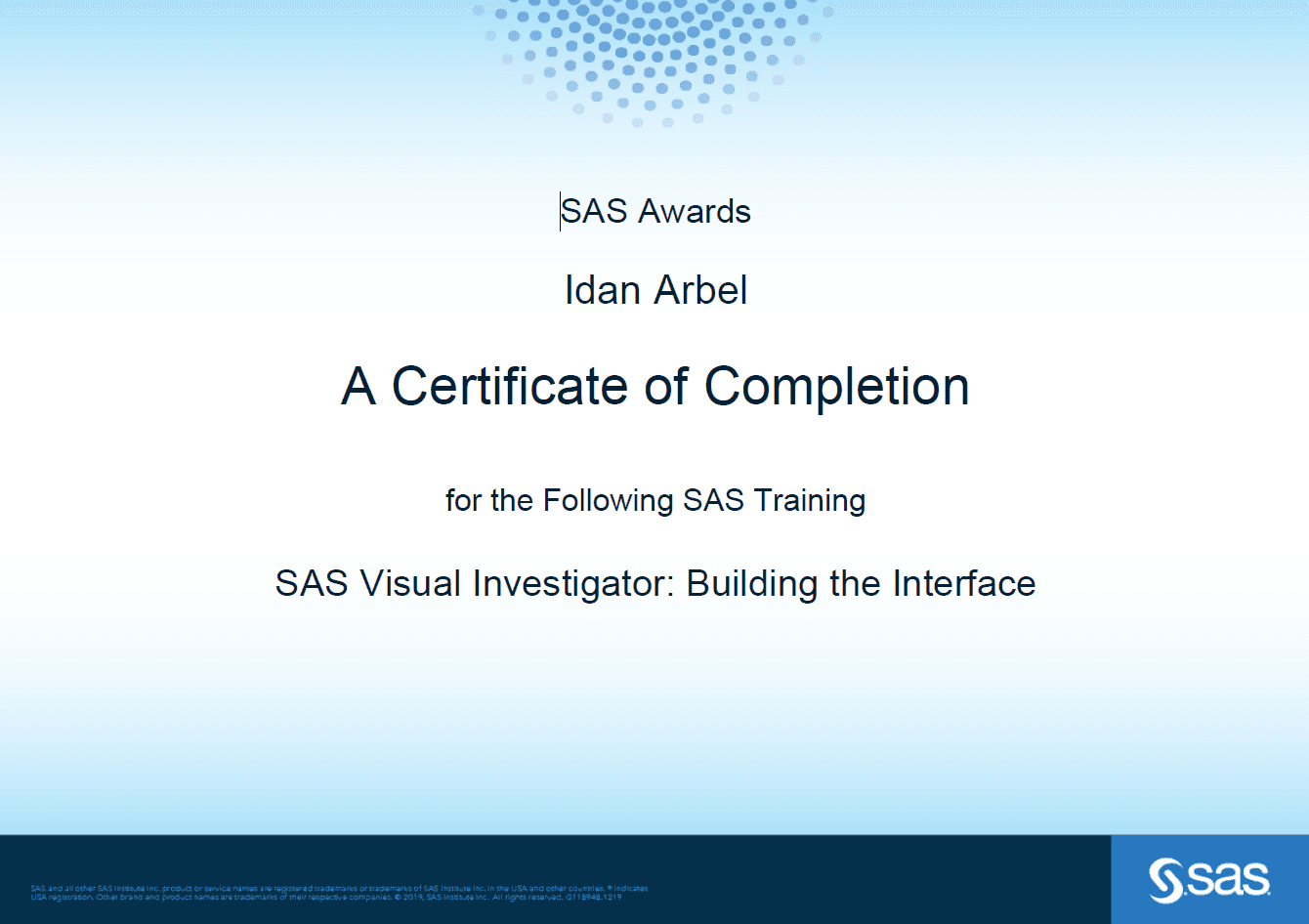 SAS VI – Building the Interface